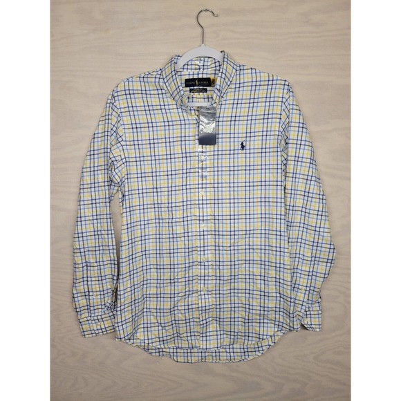 Polo Ralph Lauren Men's SZ S Performance Flannel Button Up Shirt Classic Fit New